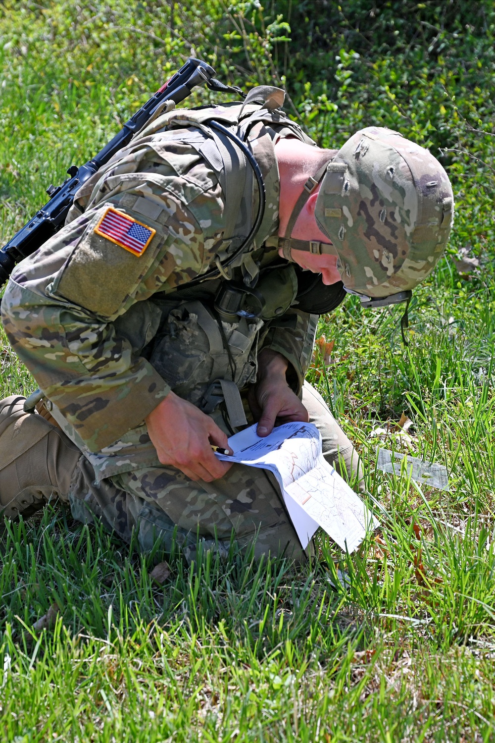 Joint Base McGuire-Dix-Lakehurst. New Jersey Army National Guard Best Warrior Competition. Land Nav. 23 April 2024