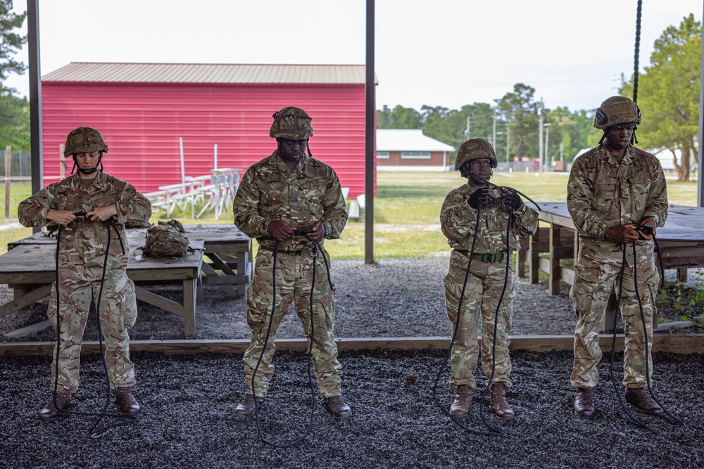 Bayonet Fighting and Rappelling – Exercise Island Warrior 2024