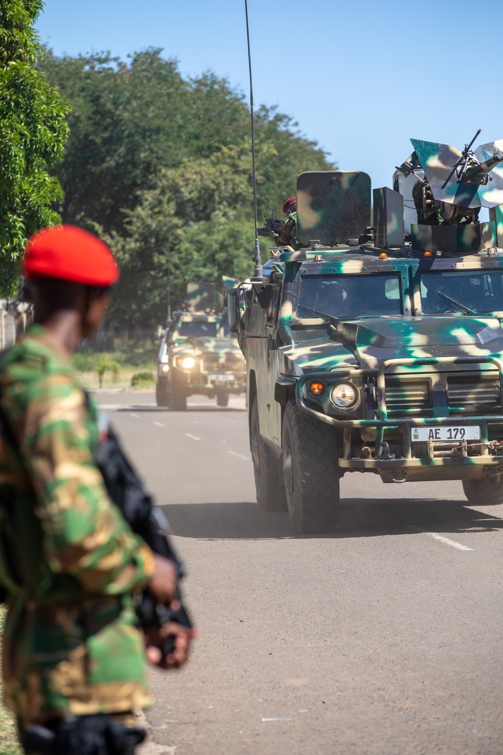 Zambia Army hosts military demonstration during African Land Forces Summit 2024