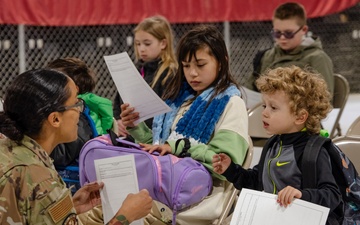 Edwards AFB children participate in Operation KUDOS