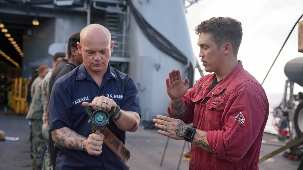 DC Training aboard USS Harpers Ferry