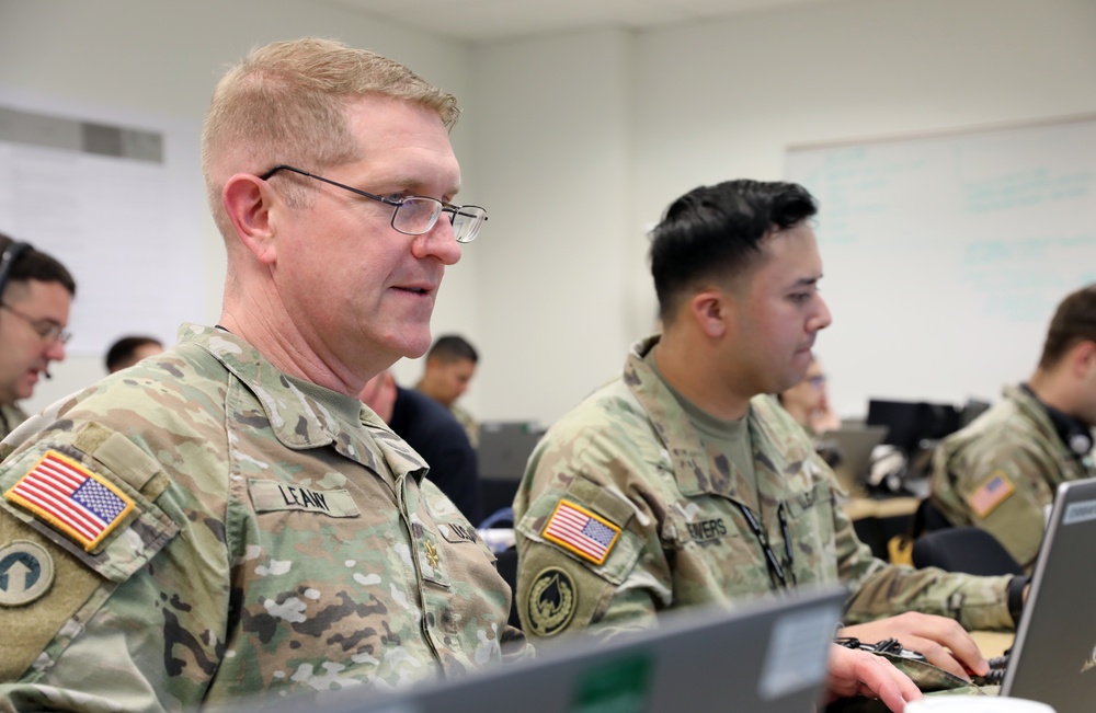 U.S. Army Soldiers Plan Operations for Vibrant Response 24