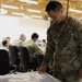 U.S. Army Soldier Maps Out Logistics Operations during Vibrant Response 24