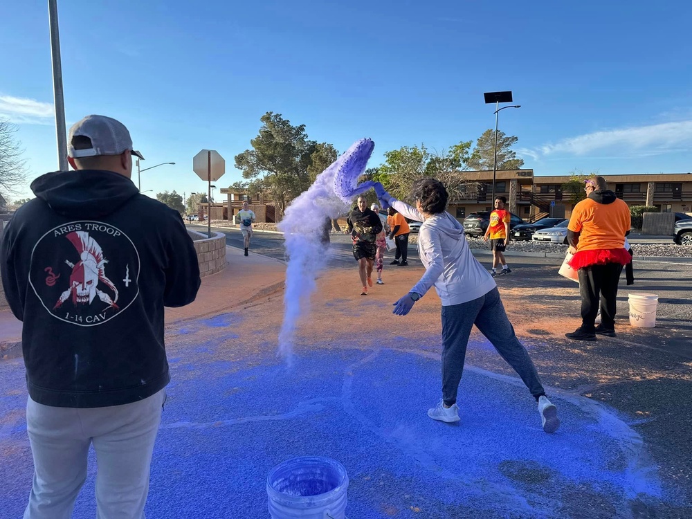 Fort Irwin Teams Up for Awareness during ASAP Color Run