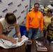 Ronda Rousey visits Camp Pendleton for book signing.
