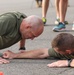 U.S. Marines and Royal Marines Conduct the Royal Marine Fitness Test During the 2024 Fittest Instructor Competition