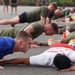 U.S. Marines and Royal Marines Conduct the Royal Marine Fitness Test During the 2024 Fittest Instructor Competition