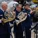 Maj. Gen. Mark V. Slominski joins the Air Force Band of Flight on the French horn.