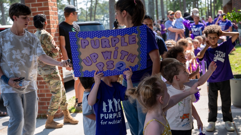 CDC Hosts Annual Purple Up Parade