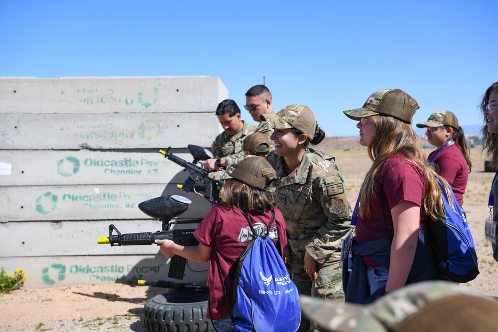 944th FW Operation Reserve Kids 2024: Paintballs down range with Security Forces