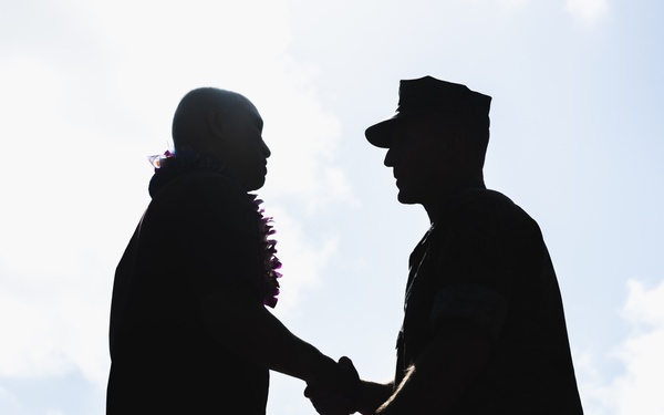 Honoring the Grind: MCIPAC Commanding General Recognizes U.S. Service Members and Civilians for their Support of MCBH