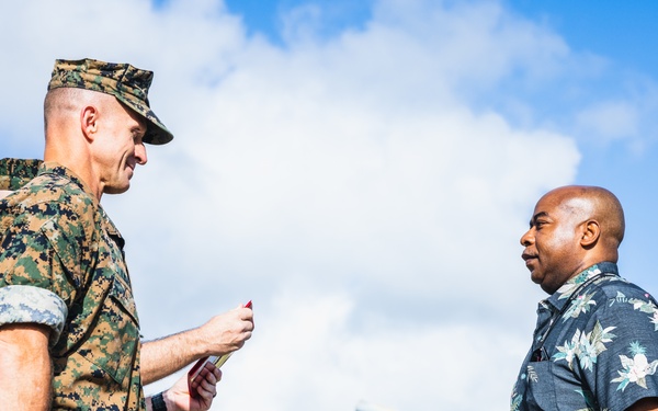 Honoring the Grind: MCIPAC Commanding General Recognizes U.S. Service Members and Civilians for their Support of MCBH