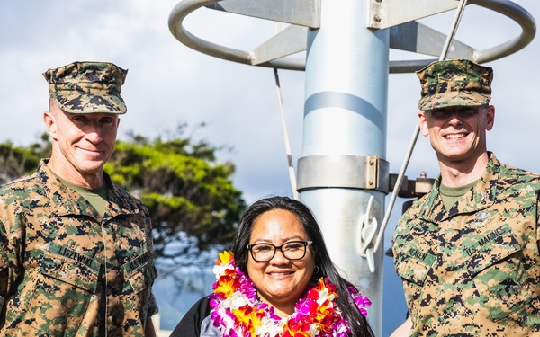 Honoring the Grind: MCIPAC Commanding General Recognizes U.S. Service Members and Civilians for their Support of MCBH