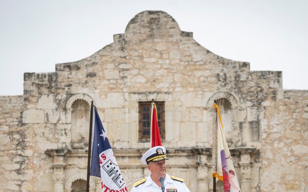 Naval Medical Forces Support Command at San Jacinto Victory Celebration