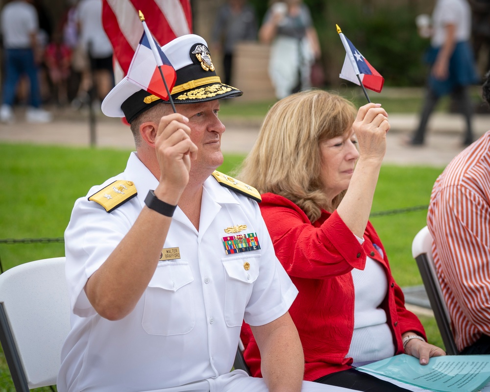 Naval Medical Forces Support Command at San Jacinto Victory Celebration