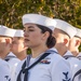 Robert E. Bush Naval Hospital conducts command dress white inspection