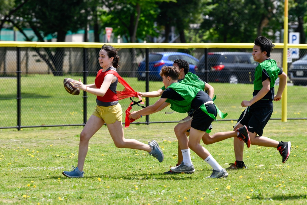 Flags, Fun, and Friendship: Sports Cultural Exchange Program Premieres at Yokota