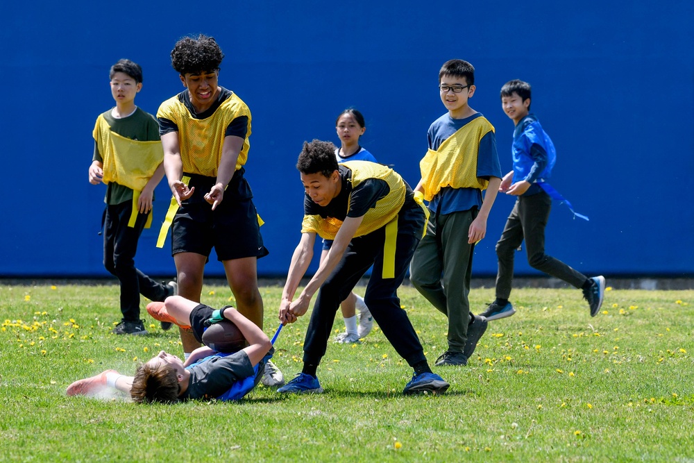 Flags, Fun, and Friendship: Sports Cultural Exchange Program Premieres at Yokota