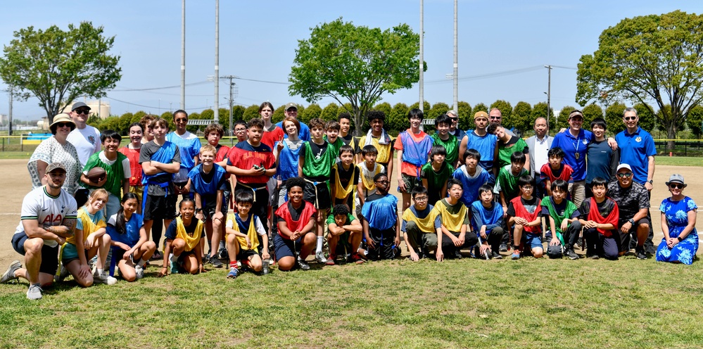 Flags, Fun, and Friendship: Sports Cultural Exchange Program Premieres at Yokota