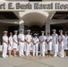 Robert E. Bush Naval Hospital conducts command dress white inspection