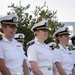 Robert E. Bush Naval Hospital conducts command dress white inspection