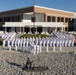 Robert E. Bush Naval Hospital conducts command dress white inspection