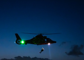U.S. Coast Guard Air Station Barbers Point conducts nighttime training