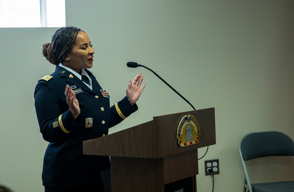 D.C. Army National Guard Promotes Warrant Officer 1 Haywood