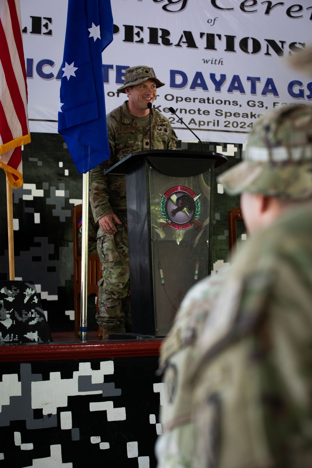 First Scout Ranger Regiment Jungle Operator Training Opening Ceremony