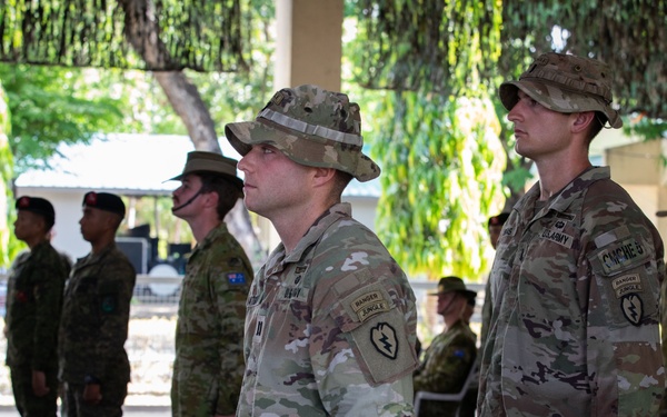 First Scout Ranger Regiment Jungle Operator Training Opening Ceremony