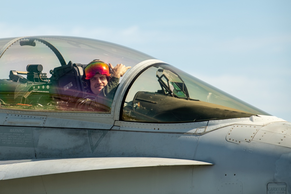 VMFA(AW)-224 conducts Hot Refueling at MCAS Iwakuni