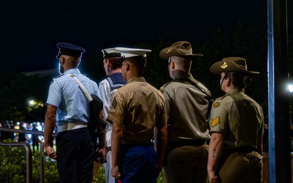 MRF-D 24.3: Marines and Sailors honor Anzac Day in Darwin