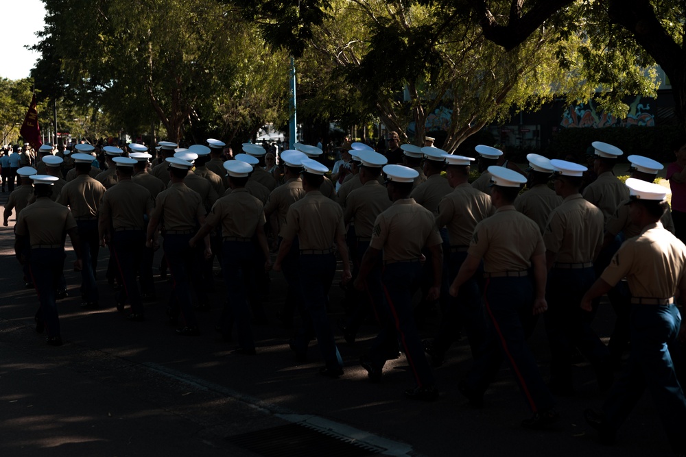 MRF-D 24.3: U.S. Marines, Sailors honor Anzac Day in Palmerston