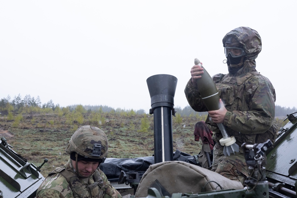 Saber Strike 2024: 2CR provides indirect fire support during exercise