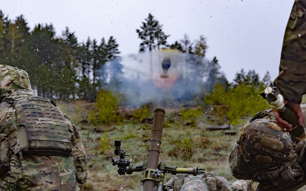 Saber Strike 2024: 2CR provides indirect fire support during exercise