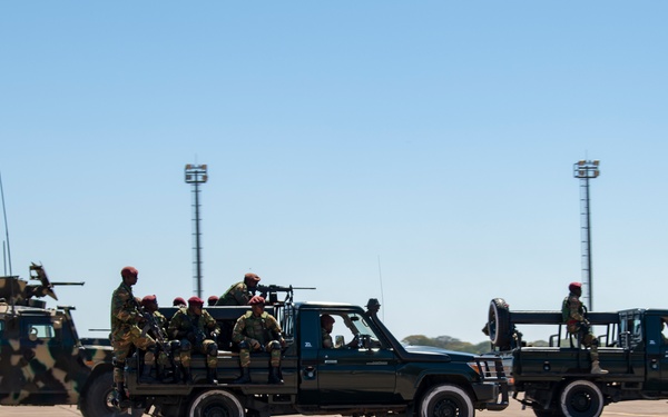 Zambia Army hosts military demonstration during African Land Forces Summit 2024