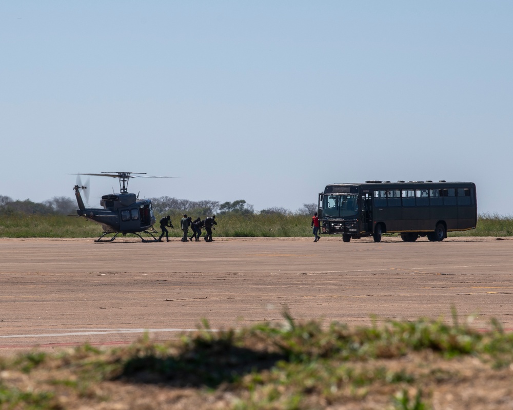 Zambia Army hosts military demonstration during African Land Forces Summit 2024