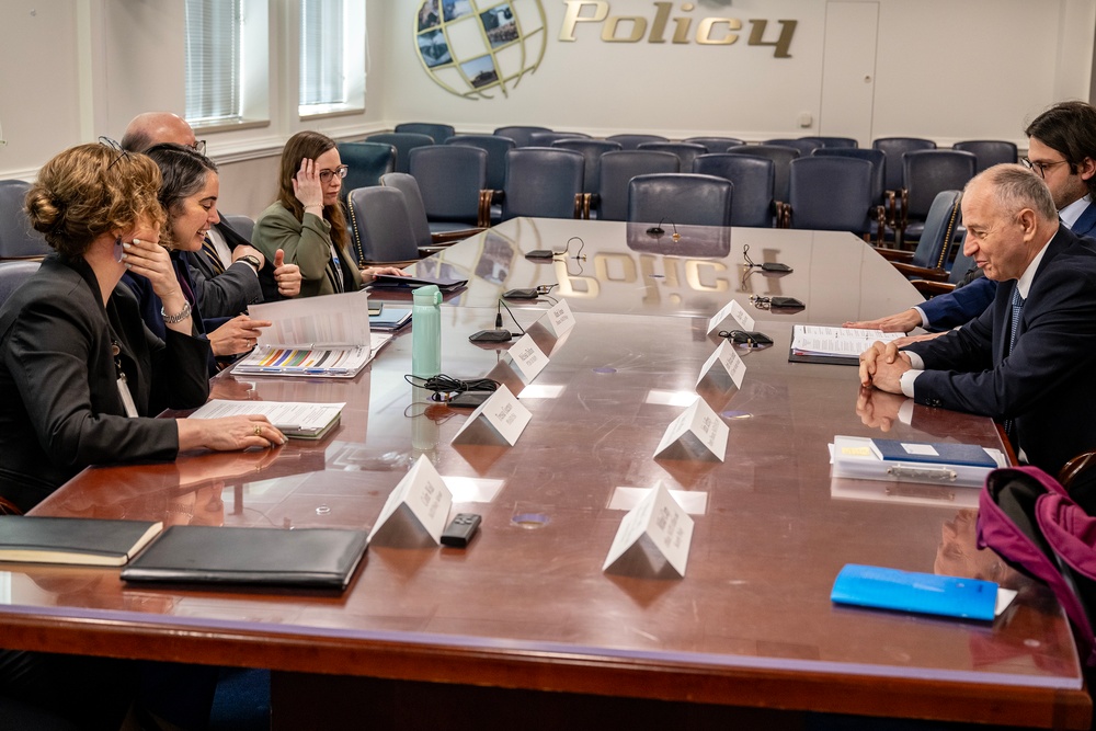 The Honorable Melissa Dalton meets with NATO Deputy Sec Gen