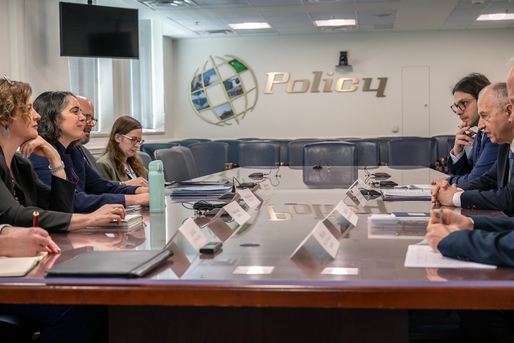 The Honorable Melissa Dalton meets with NATO Deputy Sec Gen