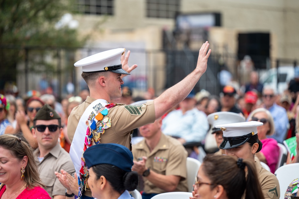 2024 Fiesta Marine Day at the Alamo