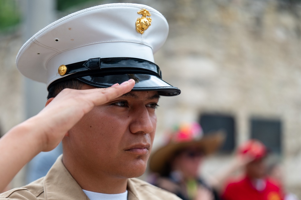 2024 Fiesta Marine Day at the Alamo