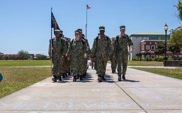 NAS Pensacola Fleet and Family Support Center Holds &quot;Chalk the Walk&quot; Event
