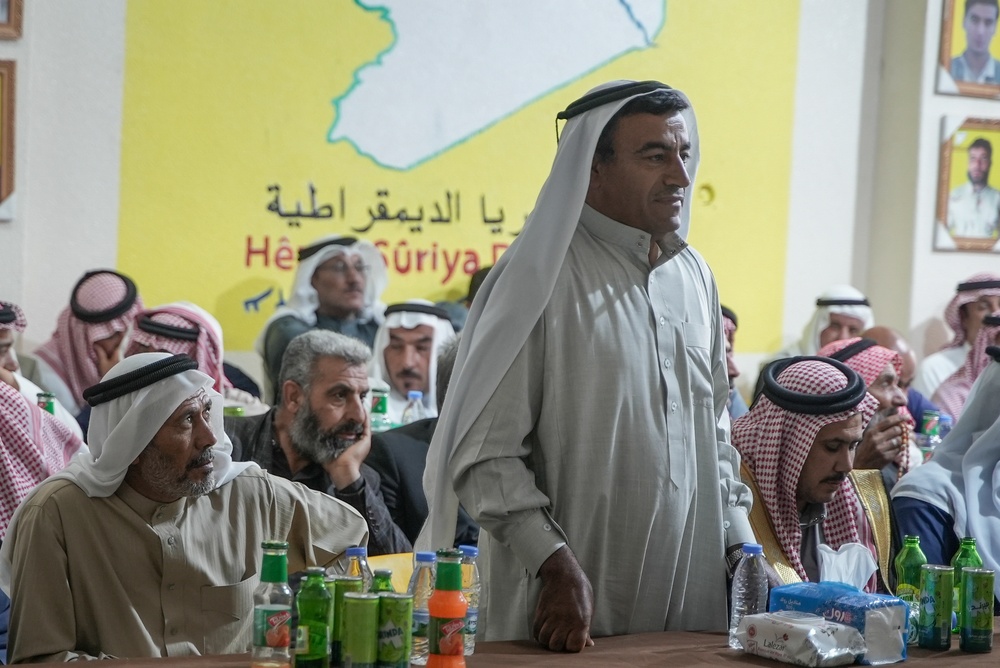 Coalition members, SDF meet with tribal leaders in Deir ez-Zor