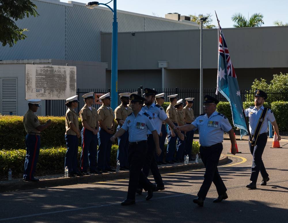 MRF-D 24.3: U.S. Marines, Sailors honor Anzac Day in Palmerston 