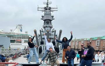 NMRLC Visits USS Wisconsin on the 80th Anniversary of its Commissioning