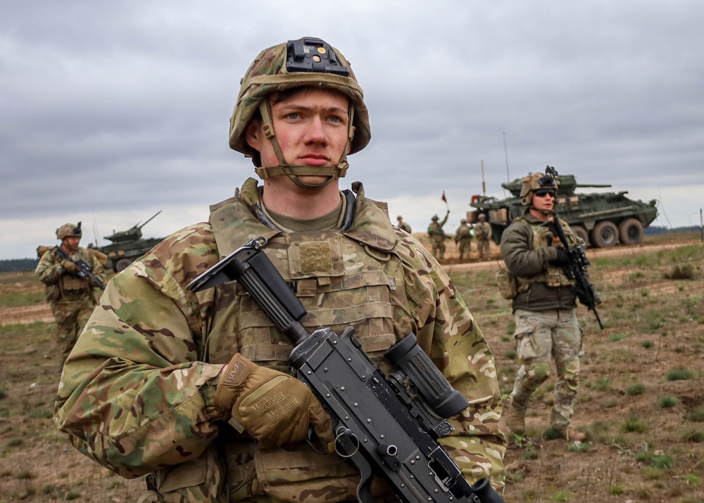 Armored Ground Infantry Conducts Saber Strike 24 Live Fire on NATO's Eastern Flank