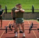 U.S. Marines and Royal Marines compete in the Double-up competition during the 2024 Fittest Instructor Competition