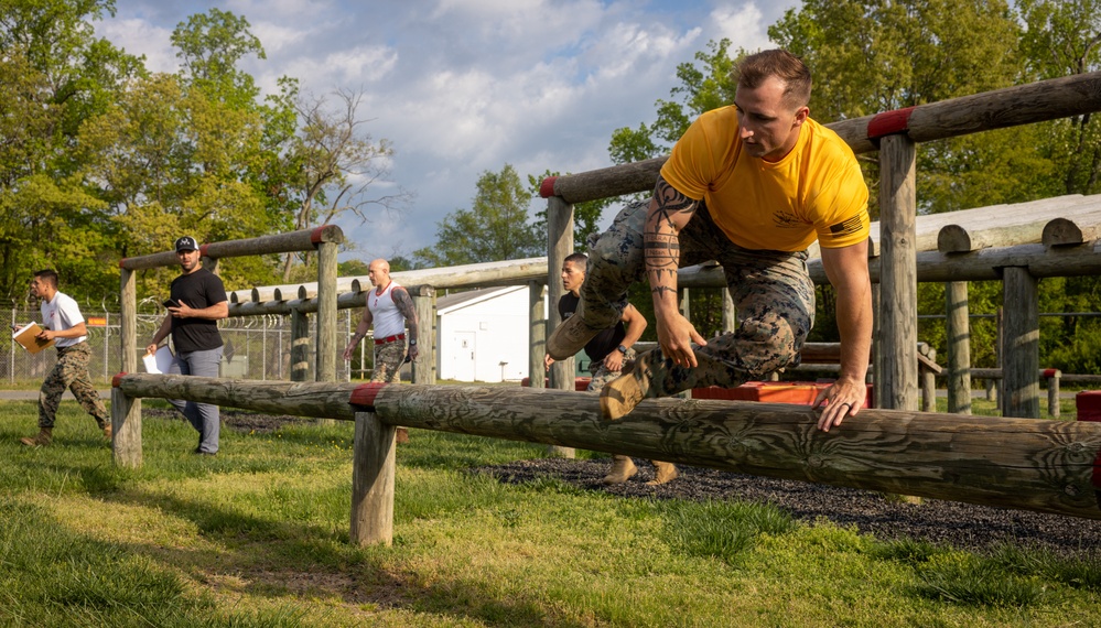 U.S. Marines and Royal Marines Compete in the &quot;Kim's Challenge&quot; During the 2024 Fittest Instructor Competition
