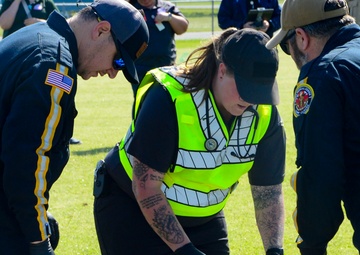 NMCCL Transport Team participates in DWI crash reenactment