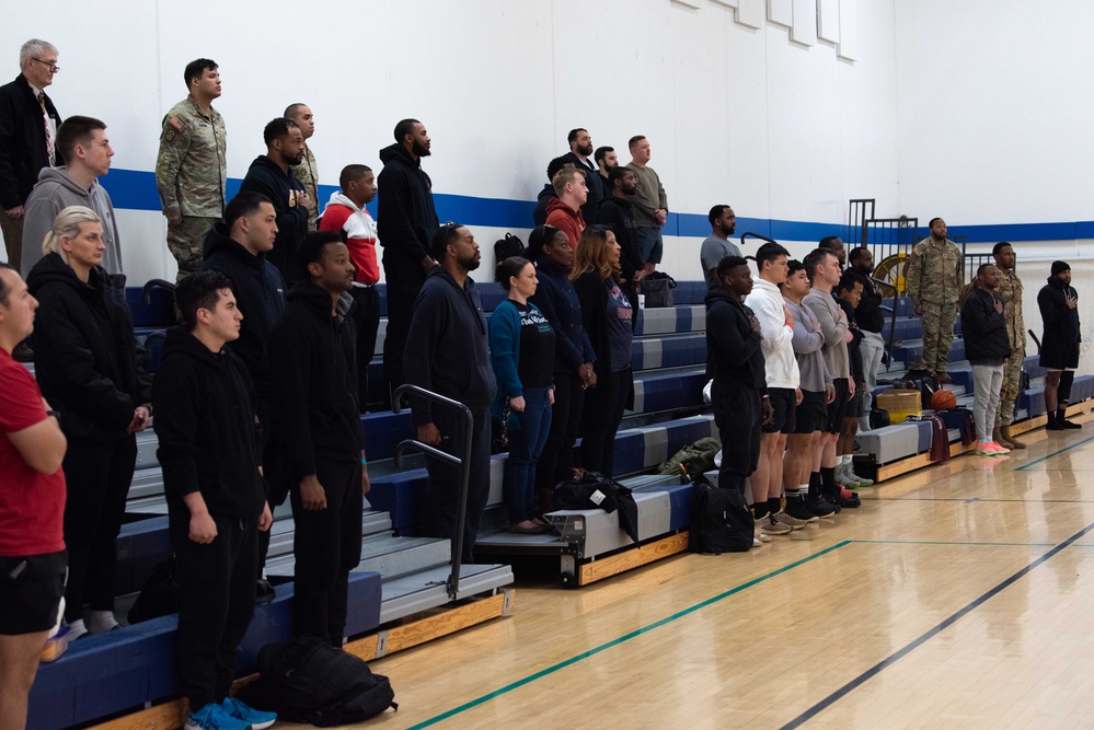 Hoops for change: JBLM hosts Air Force versus Army basketball tournament for SAPR Month